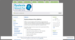 Desktop Screenshot of dyslexianetworkplus.org.uk